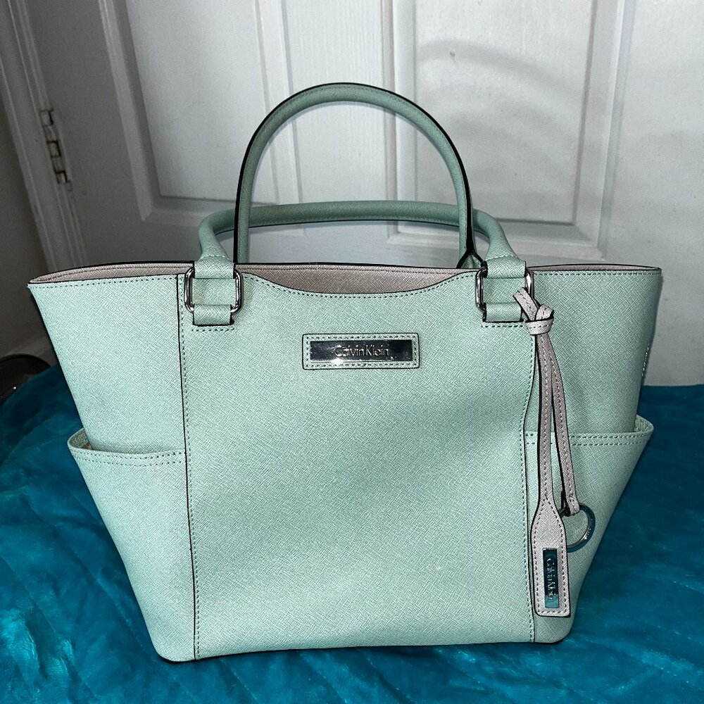 Calvin Klein- Mint Green Tote Bag